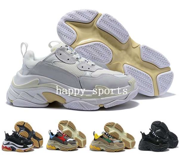 

2019 paris 17w triple s shoes unveils new triple s sneakers dad fashion spec trainers shoes for men men tripe-s retro training sneakers shoe