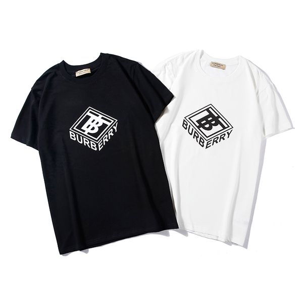 

summer mens womens t shirt casual short sleeves crew neck letters print men women tshirts size s-2xl b103639v, White