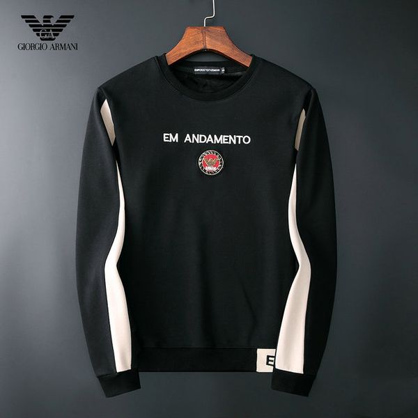 

20ss luxury mens designer hoodie amn print fashion pullover brand logo italy high end delicate casual style cotton thick womens sweatshirts, White;black