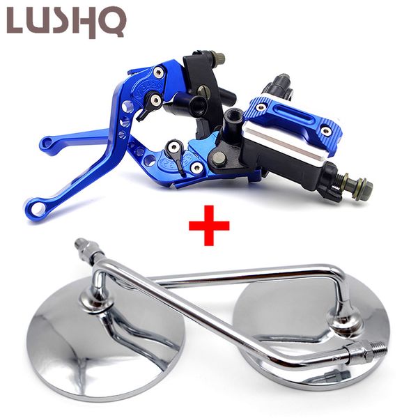 

cnc motorcycle brake clutch levers master cylinder reservoir set for vtx rm125 yamaha fz1 aprilia sx 50 f850gs