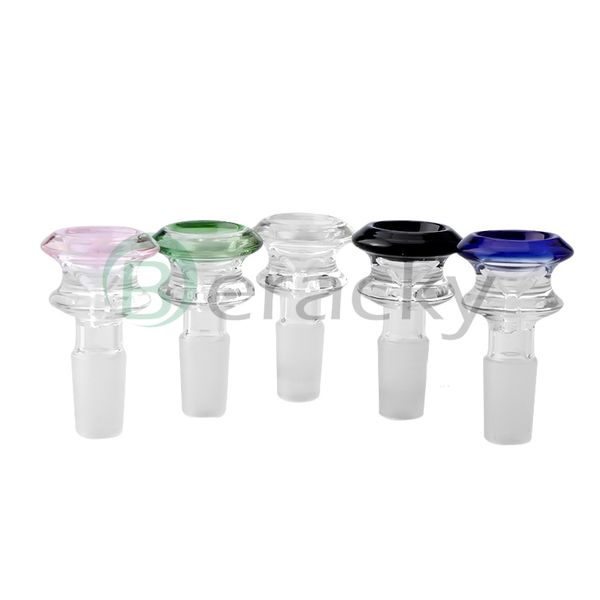 DHL!!! 14 мм 18 мм мужской Алмазный стеклянный шар красочные стекла Бонг чаша кусок пьянящий стеклянная чаша аксессуары для курения для мазка нефтяных вышек водопроводные трубы