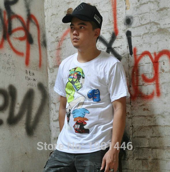 

motorcycle funny cartoon t-shirt 100% cotton short sleeves moto jersey knight daily riding casual shirt