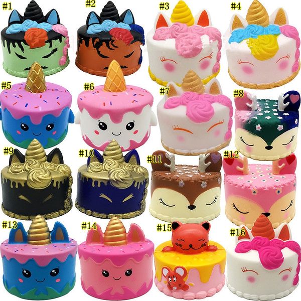 

squishy toys squishies rabbit tiger unicorn cake panda pineapple bear cake mermaid slow rising squeeze cute strap gift mma1923