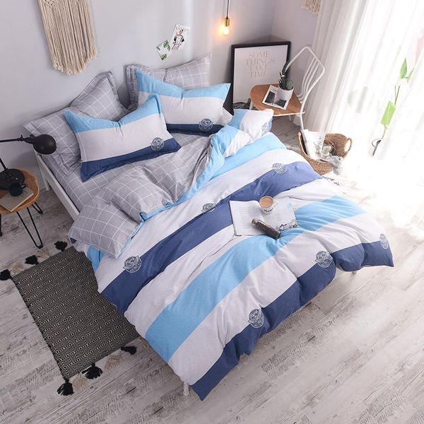 

full cotton reactive printing and dyeing four pieces of cotton bedding set