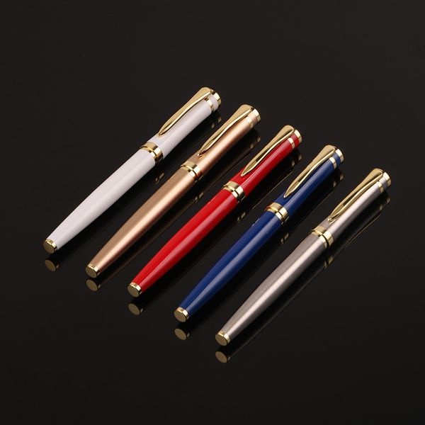 

multicolor metal neutral pen advertising gift beads pen signature custom logo, Blue;orange