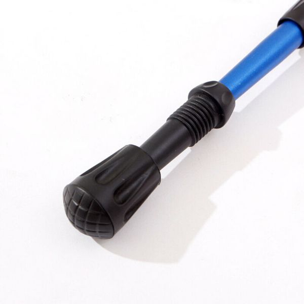 

6pcs rubber trekking pole tips cap protectors for hiking walking sticks black #