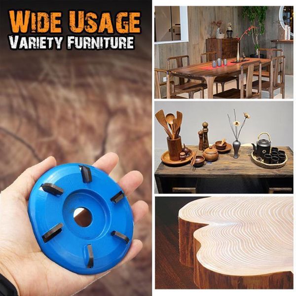 

power wood carving disc angle grinder woodworking turbo round/plane for 16mm aperture angle grinder attachment milling cutter#25