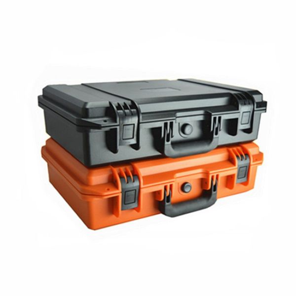 

473x348x128mm instrument box waterproof plastic safety shockproof 15 inch toolbox portable equipment protection with sponge