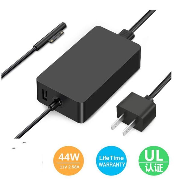 15V 4A 36W 44W 65W AC carregadores Adaptadores Adaptador de carregador de bateria da fonte de alimentação do portátil do PC para a superfície do Microsoft Pro 5 4 3