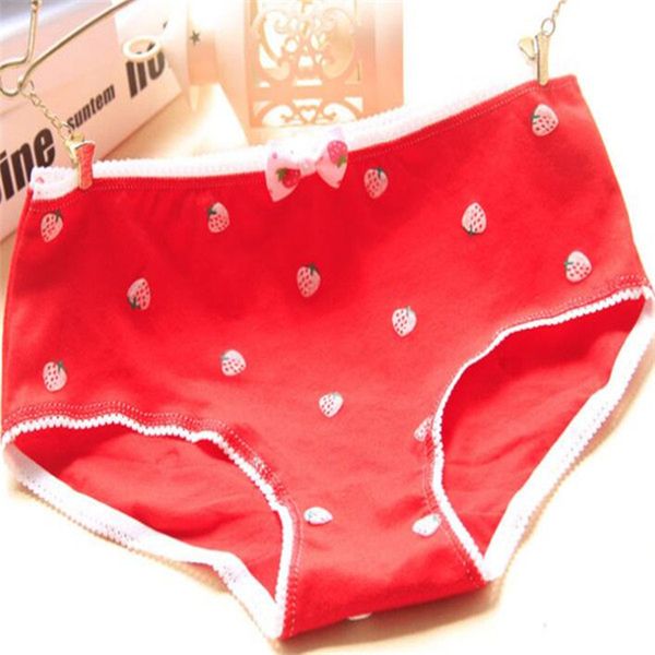 

7 pcs cotton underwear for girls 2018 new children soft panties teenages candy color briefs sq-689-7p, Camo