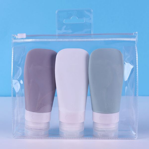 

new fan sub packing bottle travel storage kit receive shampoo cosmetics silicone household articles