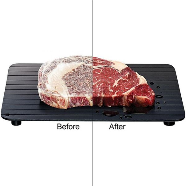 

fast defrosting food meat fruit quick defrost tray chopping board rapid safety thawing tray quick thawing plate kitchen tool