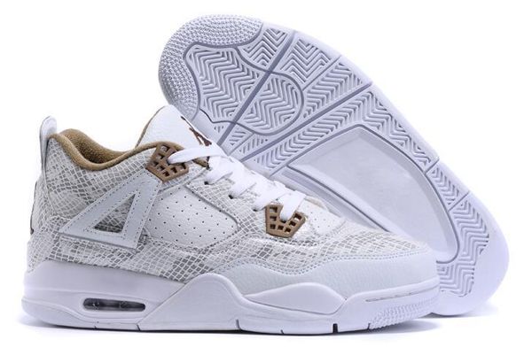 

скидка лучшее качество мужская 4s iv серпантин баскетбольная обувь кожа белый черный спорт комфорт обувь с оригинальной коробкой розетки