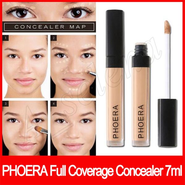 

face makeup phoera full coverage concealer 10 colors long-lasting radiant creamy concealer 7ml soft matte liquid foundation ing