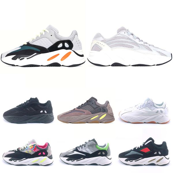 

Kanye West 700 Mauve Static 3M Wave Runner Running Shoes For Men Women Triple Black White Mens Designer Trainer Sport Sneaker Size 5-11