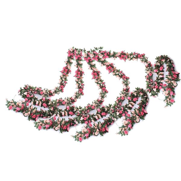 

simulation rose vine family l office wedding party garden craft art deco 5 pack