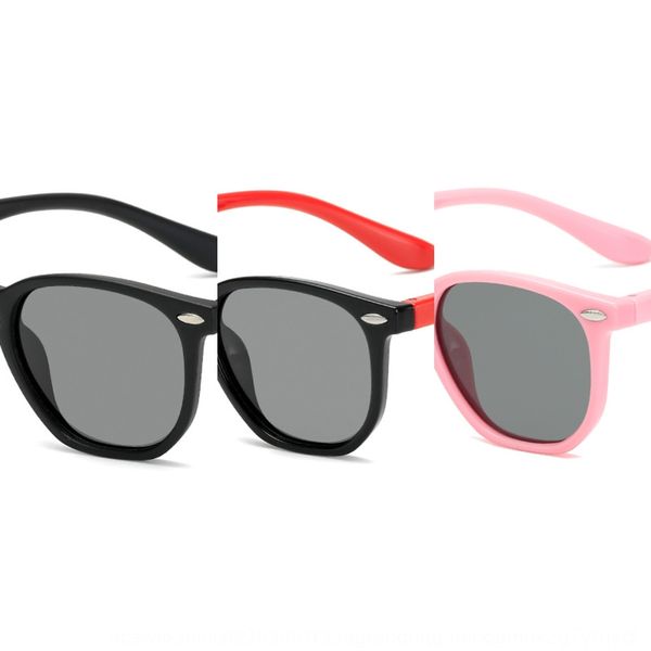 

2020 silicone sun glasses children's polarized sun glasses miding classic silicone children's cartoon sunglasses, Blue