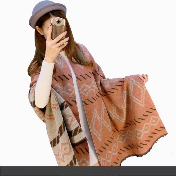 

2018 новая мода 60 см * 200 см г-жа зимний шарф высокое качество теплый длинный шарф женщины искусственный кашемир толстый, Blue;gray