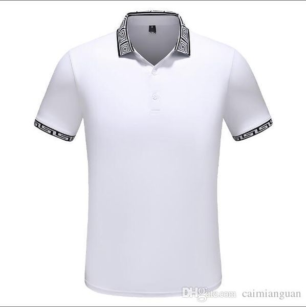 

luxury italy designer stripe polo shirt t shirts luxury snake polos bee floral embroidery mens high street fashion horse polo t-shirt #4400, White;black
