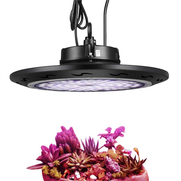 

полный спектр ufo led grow light smd3030 чип 1-1 диммируемая водонепроницаемая светодиодный светать для гидропоники растениеводство огни чер