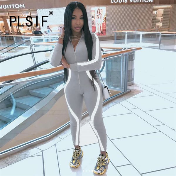 

европейского горячей продажа сексуального тощего леди комбинезонов мода блестящие полосатый дизайн клуб спортивных catsuits, Black;white