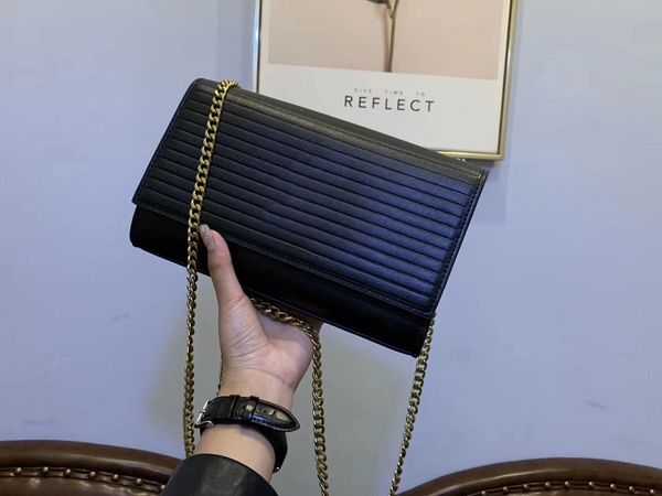 

2018 new arrival quality bags female shoulder bag crossbody bag women clutch chain bag handbag 22*16cm