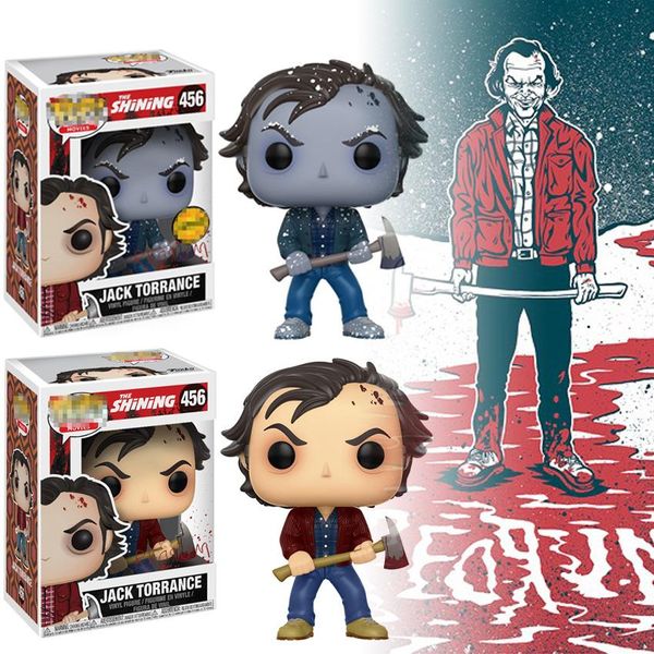 

kawaii funko поп сияющий джек торранс фигурку игрушки jack торранс зимний снег модель коллекции подарков для коллекционера фан-игрушки 456
