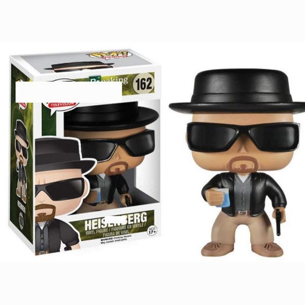 

lxh funko pop breaking bad heisenberg 162# vinyl action figures doll toy