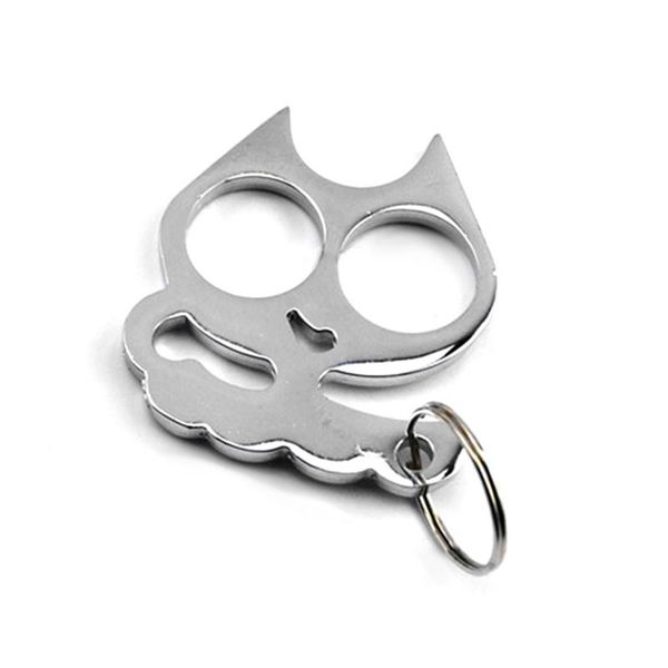 

swdport outdoor survival two finger life saving car hammer tool cute cartoon key ring cat head outdoor survival car hammer tool