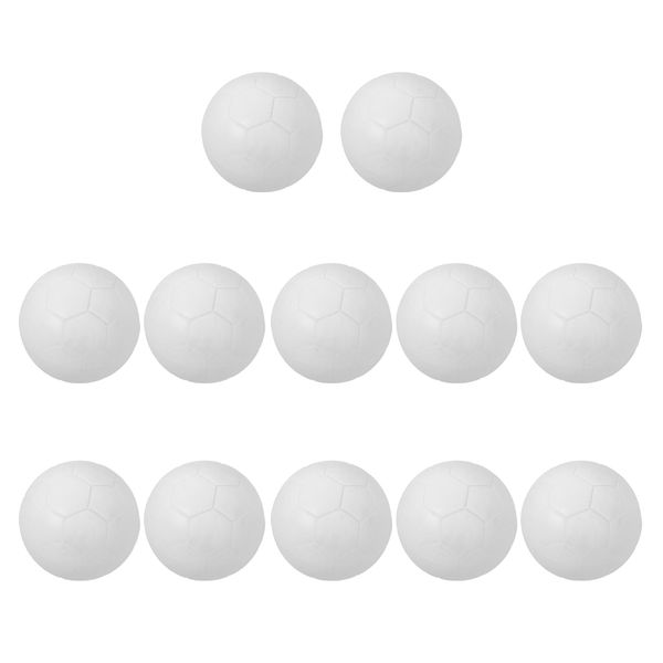 

12 pieces 32mm white soccer table football foosball balls fussball ball new