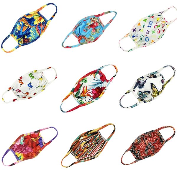 

j610 mask air 50 1pcs designer printed face masks 3 layers non woven dust waterproof soft breathable black blue #715
