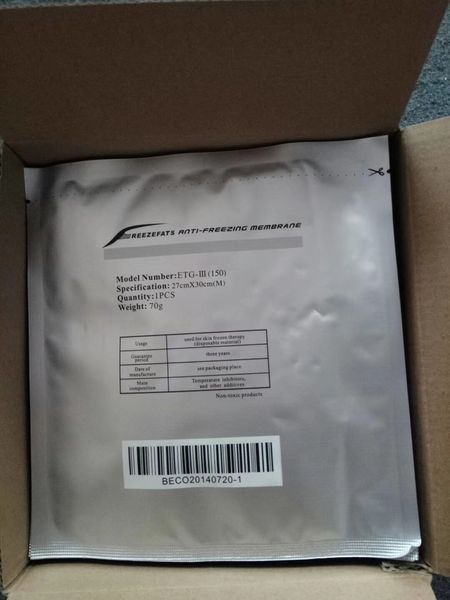 

2019 antie membrane28*28cm 27*30cm 34*42cm antiing antcryo membranes cryo cool pad anti e cryotherapy antie membrane dhl