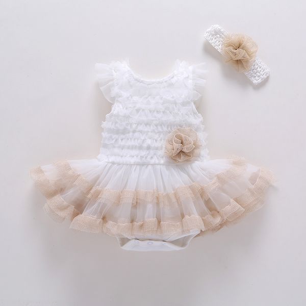 

elegant new arrival direct selling girl dress girls 2019 summer fashion big party tulle flower princess wedding dresses baby y190516, Red;yellow