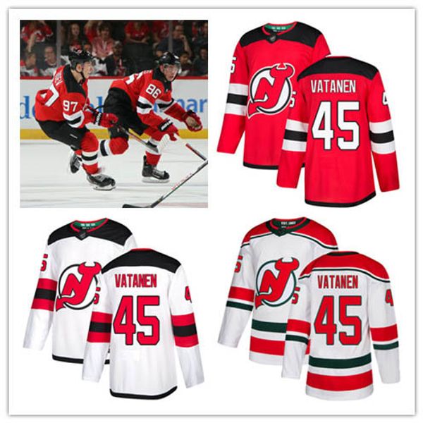 

men's sami vatanen jersey new jersey devils 45 fanatics red home white away premier breakaway alternate hockey jersey youth women, Black;red