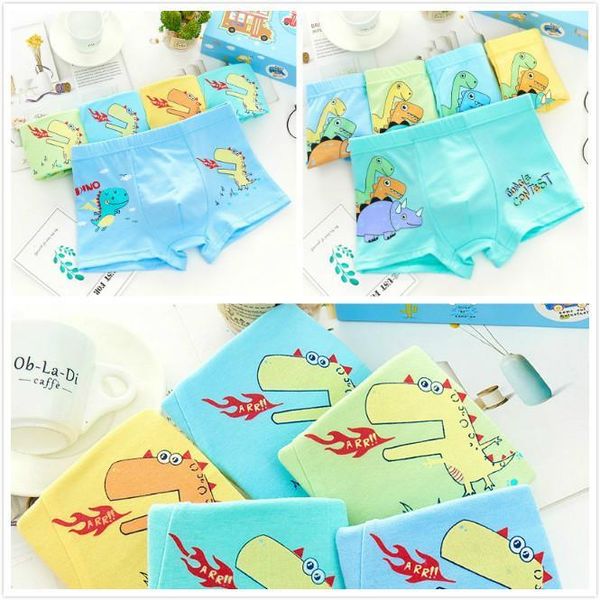 

5pcs boys girls cotton underpants underwear children panties infant boxer briefs cartoon dinosaur panties kids under wear briefs, Camo