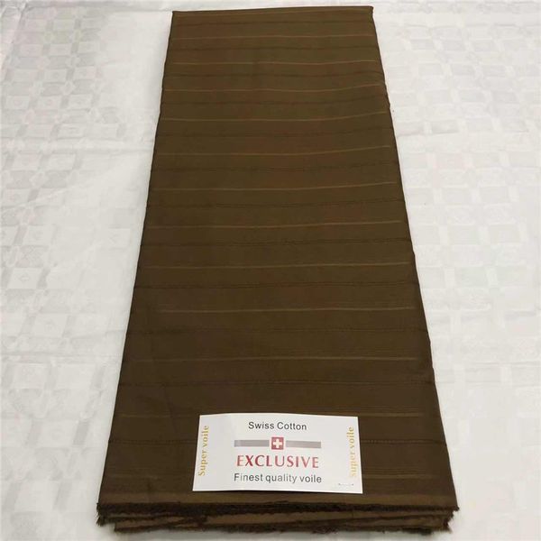 

african men cotton lace material 2020 swiss voile lace in switzerland nigeria 100% cotton atiku fabric for cloth, Black;white