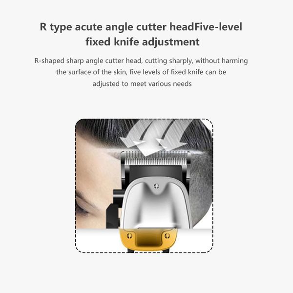 

kemei electric hair trimmer km-1984+pg cordless professional rechargeable hair 0.1 mm hair trimmer jkvpk