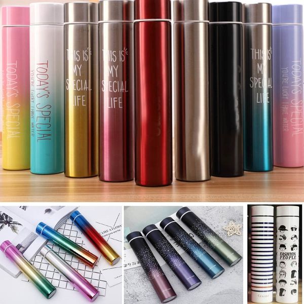 

stainless steel tumbler double wall vacuum insulated straight cup beer coffee mug glasses with lids 260ml 46 colors retail pack fa2006