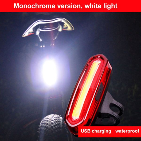 

bike rear light warning usb rechargeable bicycle taillight tail led lamp