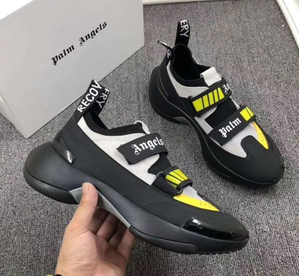 

Дизайнерская обувь palmangels мужская фирменная обувь негабаритные роскошные мужские туфли легкая резиновая подошва 3D повседневная пряжка кроссовки 38-46 02