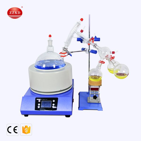 

zzkd 2l lab supplies suitable for enrichment crystallization drying separation short range path fractional distillation system