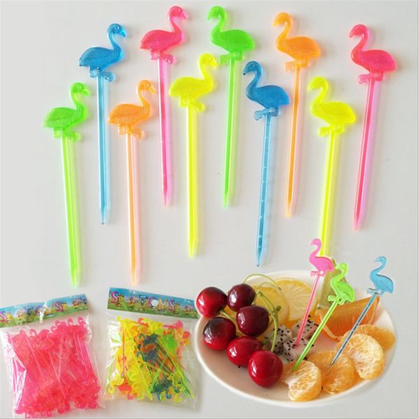 Flamingo Party Flamingo Plastic Forks Fruit Forks For Birthday Party Decorations Kids Baby Shower Hawaii Party Supplies S The Party Stuff The Party