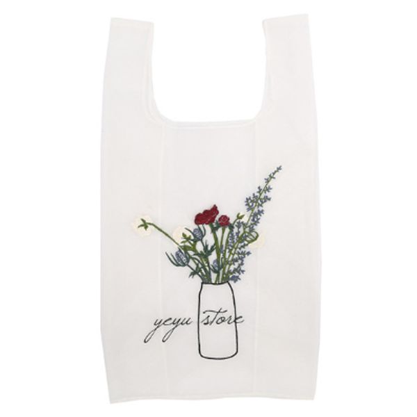 

new lightweight mesh bag translucent rose embroidery shopping bag