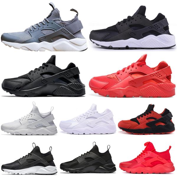 

Buffer Huarache 1.0 4.0 Running Shoes love hate pack Triple White Black Red Purple Navy Huaraches Women Mens Trainer Sports Sneakers