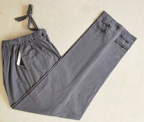 

8color red/blue/gra tai chi pants wing chun tang wushu martial arts trousers zen lay meditation bloomers, Black