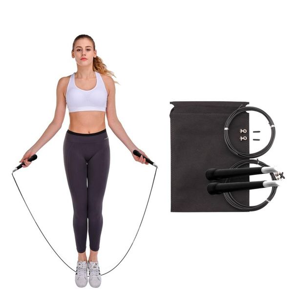

стальная проволока skipping пропустить регулируемое скакалка crossfit fitnesss equimpment упражнение тренировка 3 метра скорость каната обуч
