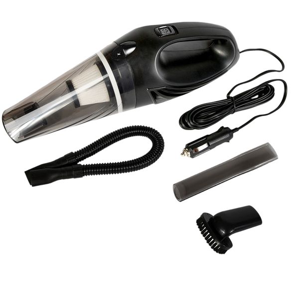 

new 4800pa handheld 12v 100w strong suction vacuum cleaner for car wet&dry dual use car electronics spare filter vacuum cleaner