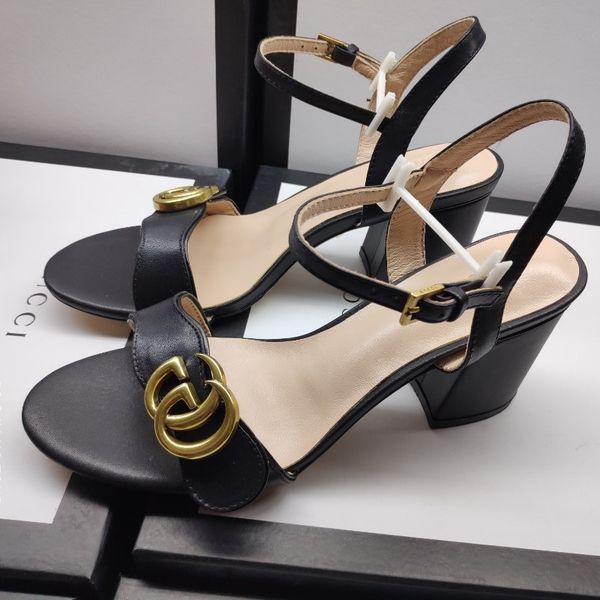 

classic design genuine leather women's luxurys sandals lady footwear fashion ladies high heels 35-42 pumps shoes