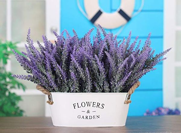 

lavender artificial flower bouquet home bridal diy floor garden office wedding decor