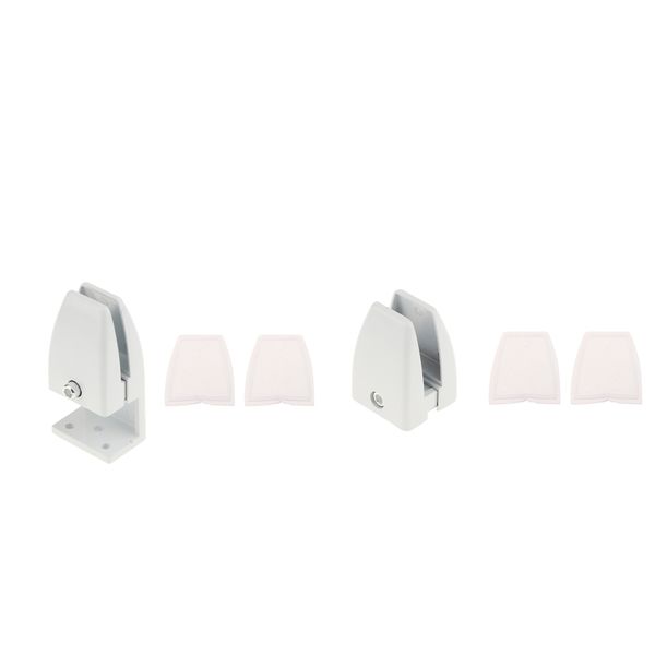 

2pcs алюминиевый сплав управление desktop стол экран partition clamp кронштейны
